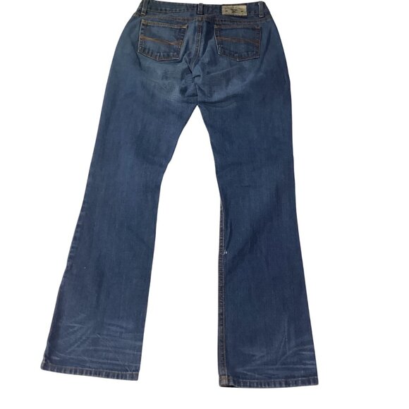 Wrangler Twenty X Women's Lower Rise Boot Cut Jeans Size 7/8 x 34 Pre-Owned Nice - Picture 2 of 4